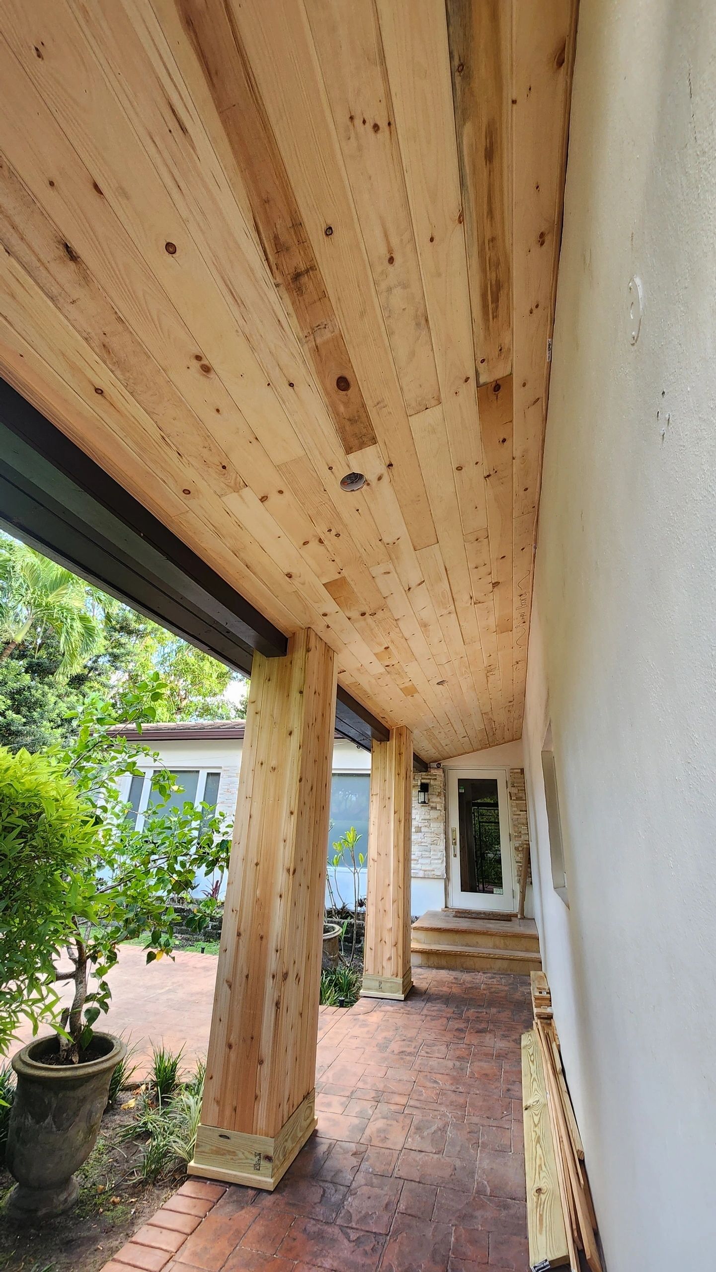Finished exterior carpentry project by C&K Remodeling