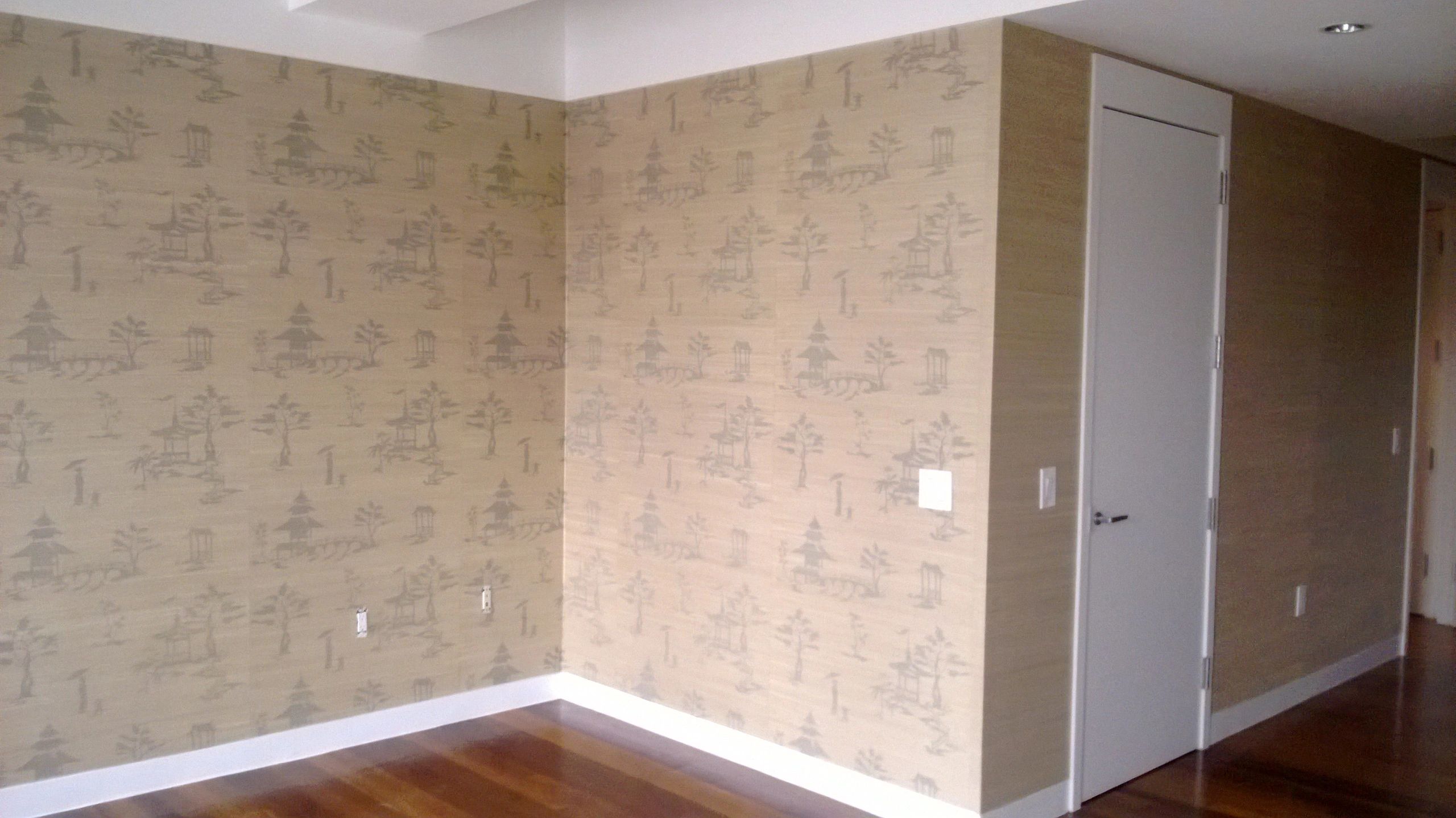 Wallpaper installation by C&K Remodeling